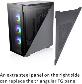 Корпус Thermaltake Divider 500 TG черный без БП ATX 3x120mm 3x140mm 2xUSB3.0 audio bott PSU от магазина РЭССИ