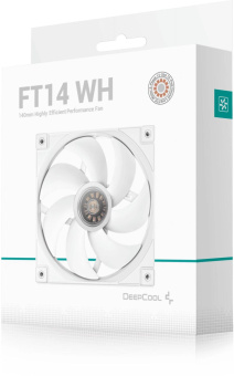 Вентилятор для корпуса Deepcool FT14 140х140x25 белый 4-pin 25.1дБ (R-FT14-WHWPN1-G) Ret от магазина РЭССИ