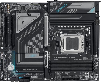 Материнская плата Gigabyte X870 GAMING X WIFI7 SocketAM5 AMD X870 ATX AC`97 8ch(7.1) 2.5Gg RAID+HDMI от магазина РЭССИ