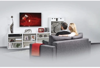 Кронштейн для телевизора Hama 00220813 черный 32"-75" макс.40кг настенный фиксированный от магазина РЭССИ