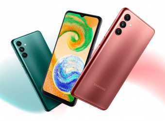 Смартфон Samsung SM-A047F Galaxy A04s 64Gb 4Gb медный моноблок 3G 4G 2Sim 6.5" 720x1600 Android 11 50Mpix 802.11 a/b/g/n/ac GPS GSM900/1800 GSM1900 TouchSc microSD max1024Gb от магазина РЭССИ