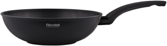 Сковорода ВОК (WOK) Rondell Carbon RDA-1702 круглая 28см покрытие: антипригарное ручка несъемная (без крышки) черный от магазина РЭССИ