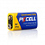Солевой элемент питания PKCELL 6F22-1B тип - 9V(Крона) 1 шт в блистере от магазина РЭССИ