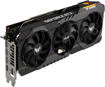 Видеокарта Asus PCI-E 4.0 TUF-RTX3060TI-O8GD6X-GAMING NVIDIA GeForce RTX 3060Ti 8192Mb 256 GDDR6X 1755/19000 HDMIx2 DPx3 HDCP Ret от магазина РЭССИ