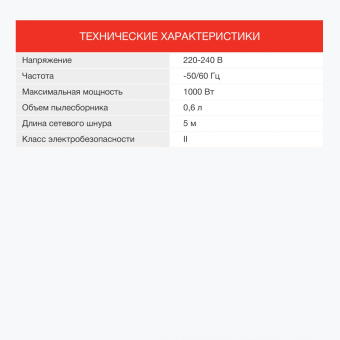 Пылесос ручной Starwind SCH1310 1000Вт красный/черный от магазина РЭССИ