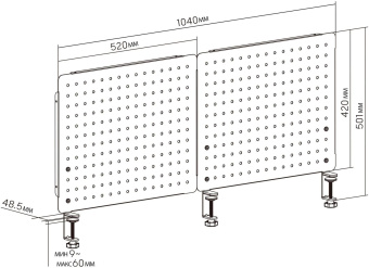 Органайзер Cactus CS-PEGB-BK черный от магазина РЭССИ