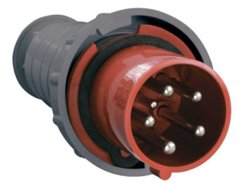 Вилка эл. каб. 63А 3P+PE+N 380В IP54 ССИ-035 PSR02-063-5 от магазина РЭССИ