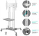 Подставка для телевизора Onkron TS1351 черный 32"-65" макс.50кг напольный мобильный от магазина РЭССИ