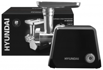 Мясорубка Hyundai HY-MG4422 1200Вт черный/серебристый от магазина РЭССИ