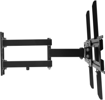 Кронштейн для телевизора Buro MF2 черный 32"-70" макс.35кг настенный поворотно-выдвижной и наклонный от магазина РЭССИ