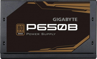 Блок питания Gigabyte ATX 650W GP-P650B 80+ bronze (24+4+4pin) APFC 120mm fan 6xSATA RTL от магазина РЭССИ