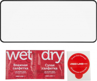 Защитное стекло для экрана Redline УТ000026152 черный для Xiaomi Redmi Note 10T/Poco M3 Pro прозрачная 1шт. от магазина РЭССИ