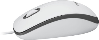 Мышь Logitech M100 белый/черный оптическая (1000dpi) USB для ноутбука (2but) от магазина РЭССИ