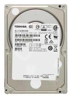 Жесткий диск Toshiba SAS 3.0 300Gb AL15SEB030N (10500rpm) 128Mb 2.5" от магазина РЭССИ