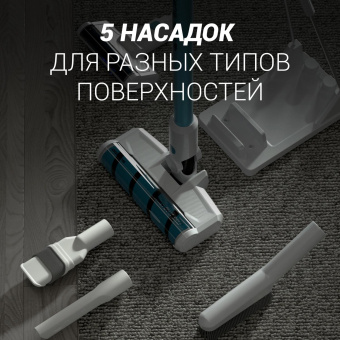 Пылесос Polaris HandStick Pro PVCS 4000 450Вт белый/бирюзовый от магазина РЭССИ