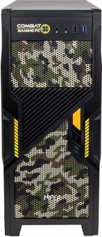 Корпус Hiper Combat черный без БП ATX 3x120mm 1xUSB2.0 1xUSB3.0 audio bott PSU от магазина РЭССИ