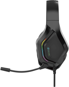 Наушники с микрофоном Оклик HS-L600G черный 2.2м мониторные USB оголовье (1939588) от магазина РЭССИ
