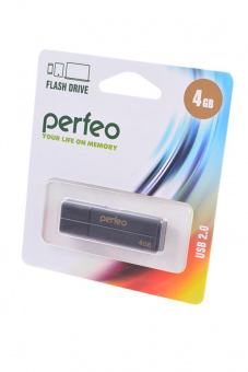 Носитель информации PERFEO PF-C01G2B004 USB 4GB черный BL1 от магазина РЭССИ