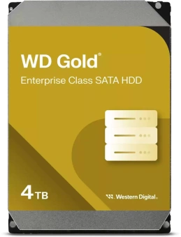 Жесткий диск WD SATA-III 4TB WD4004FRYZ Desktop Gold 512E (7200rpm) 256Mb 3.5" от магазина РЭССИ
