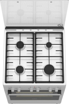 Плита Комбинированная Darina 1F1 12311 W белый (стеклянная крышка) реш.чугун от магазина РЭССИ