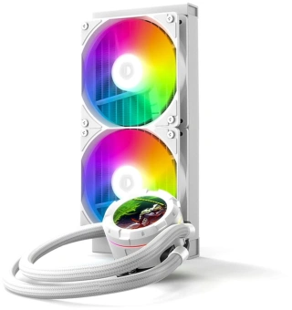 Система водяного охлаждения ID-Cooling SL240 XE ARGB Soc-AM5/AM4/1151/1200/2066/1700 белый 4-pin 14-30dB Al+Cu 300W Ret от магазина РЭССИ