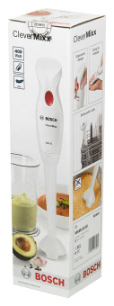 Блендер погружной Bosch CleverMixx MSM14100 400Вт белый от магазина РЭССИ