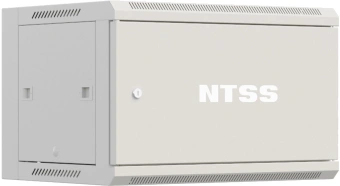 Шкаф коммутационный NTSS Премиум (NTSS-W9U6045FD) настенный 9U 600x450мм пер.дв.металл 60кг серый 350мм 20кг 220град. 370мм IP20 сталь от магазина РЭССИ