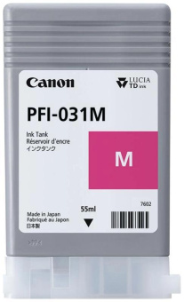 Картридж струйный Canon PFI-031M 6265C001 пурпурный (55мл) для Canon imagePROGRAF TM-240, TM-340. от магазина РЭССИ