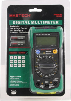 Универсальный мультиметр MASTECH MS8233C 13-2015 от магазина РЭССИ