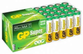 Батарея GP Super Alkaline 24A LR03 AAA (40шт) от магазина РЭССИ