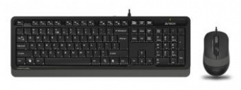 Клавиатура + мышь A4Tech Fstyler F1010 клав:черный/серый мышь:черный/серый USB Multimedia (F1010 GREY) от магазина РЭССИ