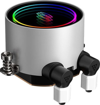 Система водяного охлаждения PcCooler DA240 WH ARGB Soc-AM5/AM4/1200/1700/1851 белый 4-pin Al+Cu 270W Ret (DA240-WHAWXX-GL) от магазина РЭССИ