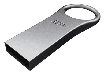 Флеш Диск Silicon Power 8Gb Firma F80 SP008GBUF2F80V1S USB2.0 серебристый от магазина РЭССИ