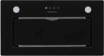 Вытяжка встраиваемая Krona Arven 600 S черный управление: сенсорное (1 мотор) от магазина РЭССИ