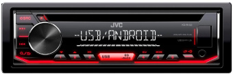 Автомагнитола CD JVC KD-R492M 1DIN 4x50Вт от магазина РЭССИ