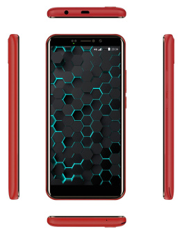 Смартфон Digma Pay 4G Linx 16Gb 2Gb FM красный моноблок 3G 4G 2Sim 5.45" 720x1440 Android 8.1 13Mpix 802.11 b/g/n NFC GPS GSM900/1800 GSM1900 TouchSc FM microSD max128Gb от магазина РЭССИ