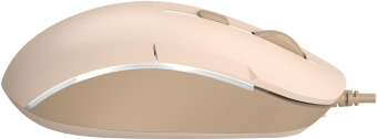 Мышь A4Tech Fstyler FM26 бежевый/коричневый оптическая (1600dpi) USB для ноутбука (4but) от магазина РЭССИ