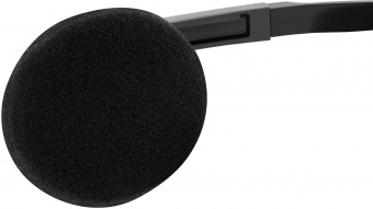 Наушники с микрофоном Оклик HS-M100 черный 1.8м накладные оголовье (1532004) от магазина РЭССИ