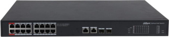 Коммутатор Dahua DH-PFS3220-16GT-240 (L2) 18x1Гбит/с 2SFP 16PoE 240W неуправляемый от магазина РЭССИ