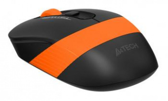 Мышь A4Tech Fstyler FG10S черный/оранжевый оптическая (2000dpi) silent беспроводная USB для ноутбука (4but) от магазина РЭССИ