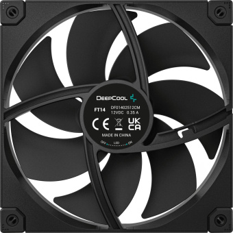 Вентилятор для корпуса Deepcool FT14 140х140x25 черный 4-pin 25.1дБ (R-FT14-BKWPN1-G) Ret от магазина РЭССИ