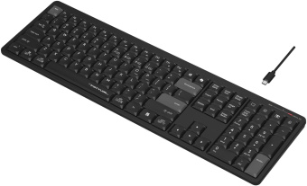 Клавиатура A4Tech Fstyler FBX55C черный USB беспроводная BT/Radio slim Multimedia (FBX55C) от магазина РЭССИ