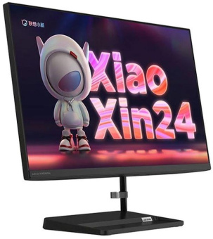 Моноблок Lenovo XiaoXin 23.8" Full HD Ryzen 5 7430U (2.3) 8Gb SSD512Gb RGr Windows 11 trial (для ознакомления) Professional GbitEth WiFi BT 90W клавиатура мышь Cam черный 1920x1080 от магазина РЭССИ