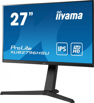 Монитор Iiyama 27" ProLite XUB2796HSU-B1 черный IPS LED 1ms 16:9 HDMI M/M матовая HAS Piv 1000:1 250cd 178гр/178гр 1920x1080 DP FHD USB 5.4кг от магазина РЭССИ