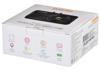 Видеорегистратор Digma FreeDrive 207 Night FHD черный 2Mpix 1080x1920 1080p 150гр. GP2247 от магазина РЭССИ