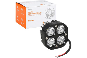 Светодиодная фара Airline квадратная 4 LED рассеянный свет 40W (78x78x50) 12/24V ALED037 от магазина РЭССИ