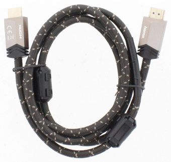 Кабель аудио-видео Hama Premium HDMI (m)/HDMI (m) 1.5м. феррит.кольца позолоч.конт. черный 5зв (00205025) от магазина РЭССИ
