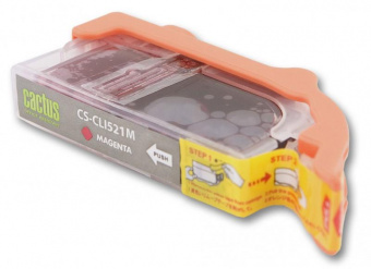 Картридж струйный Cactus CS-CLI521C/M/Y голубой/пурпурный/желтый набор (25.2мл) для Canon Pixma iP3600/iP4600/iP4700/MP540/MP550/MP560/MP620/MP630/MP640/MP980/MP990/MX860/MX870 от магазина РЭССИ