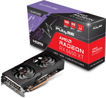 Видеокарта Sapphire PCI-E 4.0 11319-03-20G PULSE RX 6650 XT GAMING OC AMD Radeon RX 6650XT 8192Mb 128 GDDR6 2410/17500 HDMIx1 DPx3 HDCP Ret от магазина РЭССИ