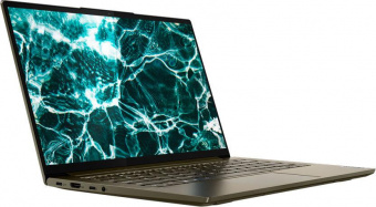Ноутбук Lenovo Yoga 7 14ITL5 Core i5 1135G7 8Gb SSD512Gb Intel Iris Xe graphics 14" IPS Touch FHD (1920x1080) Windows 11 Home d.green WiFi BT Cam (82BH00EMRU) от магазина РЭССИ